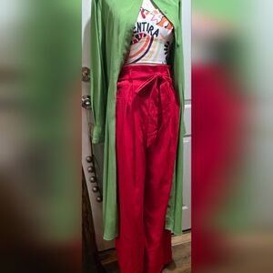 Stylish Red Women's Jumpsuit